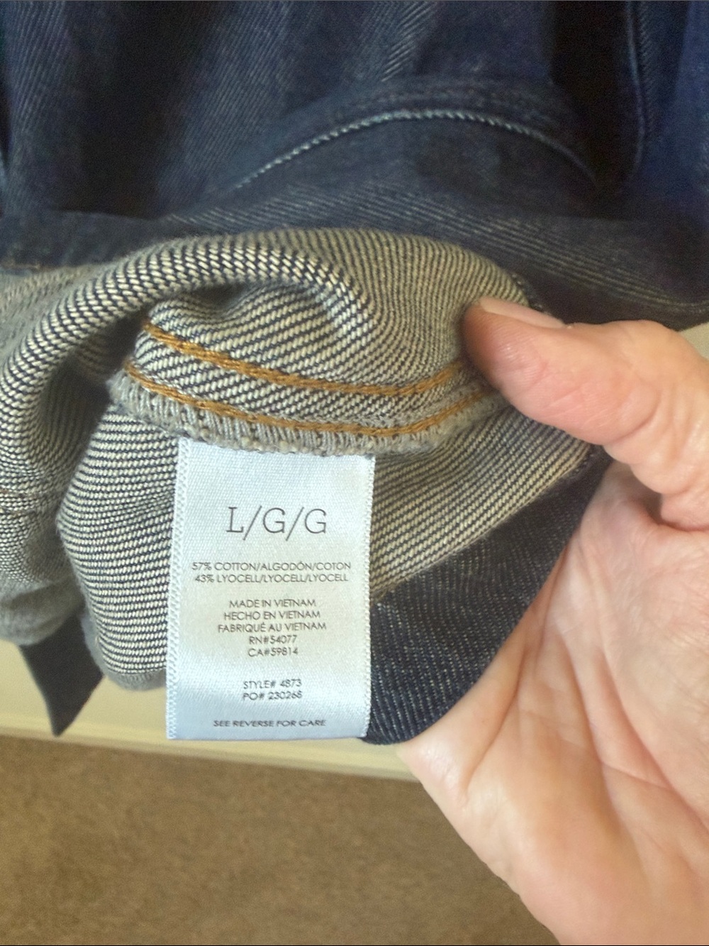 cabi Denim Shacket - Picture 2 of 3